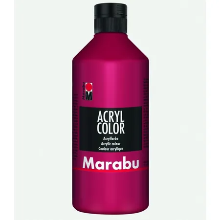 Marabu Acryl Color, Karminrot 032, 500 ml