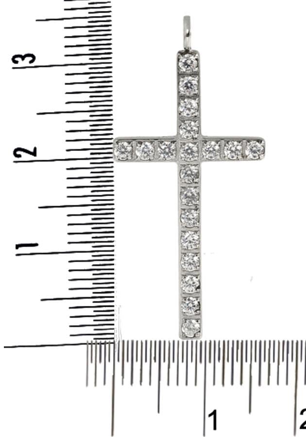 Firetti Kettenanhänger »Schmuck Geschenk Halsschmuck Anhänger für Halskette Kreuz«  Made in Germany - mit Zirkonia (synth.)