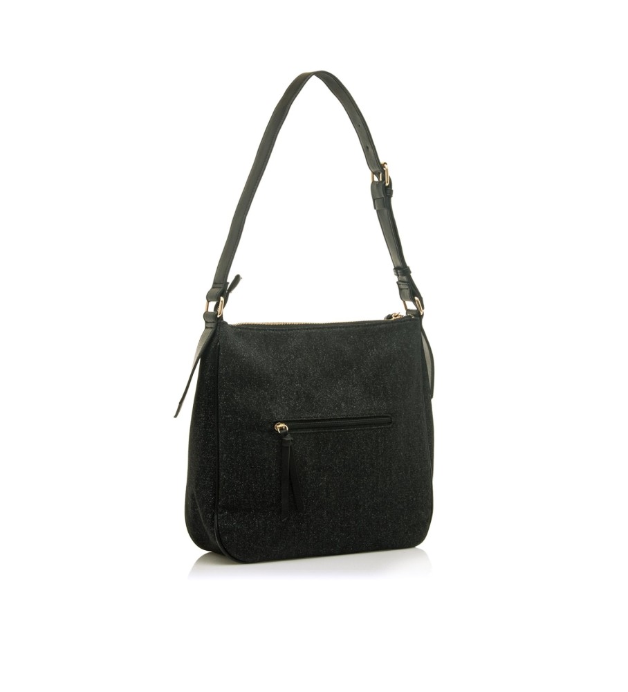 Bolsa de penas preta Mariamare