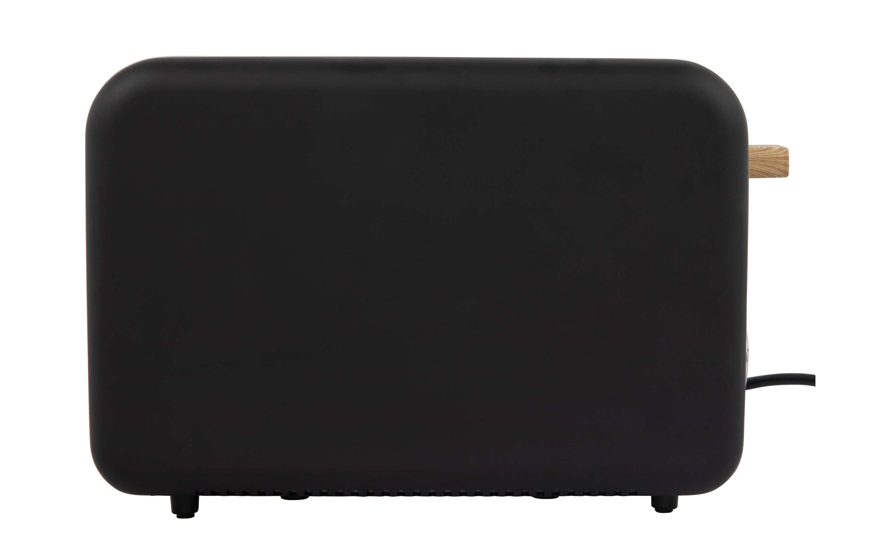 Toaster Chaplin Schwarz mattGleichzeitiges Rösten von 2 Toastscheiben