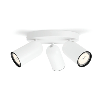 Philips triospot Pongee wit