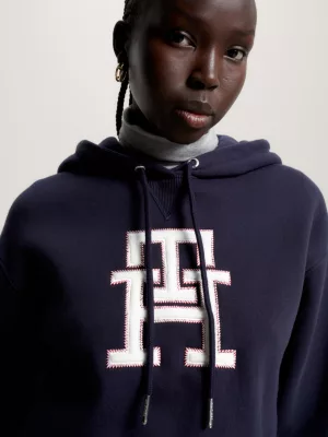 Moletom com capuz TH Monogram Modern Logo