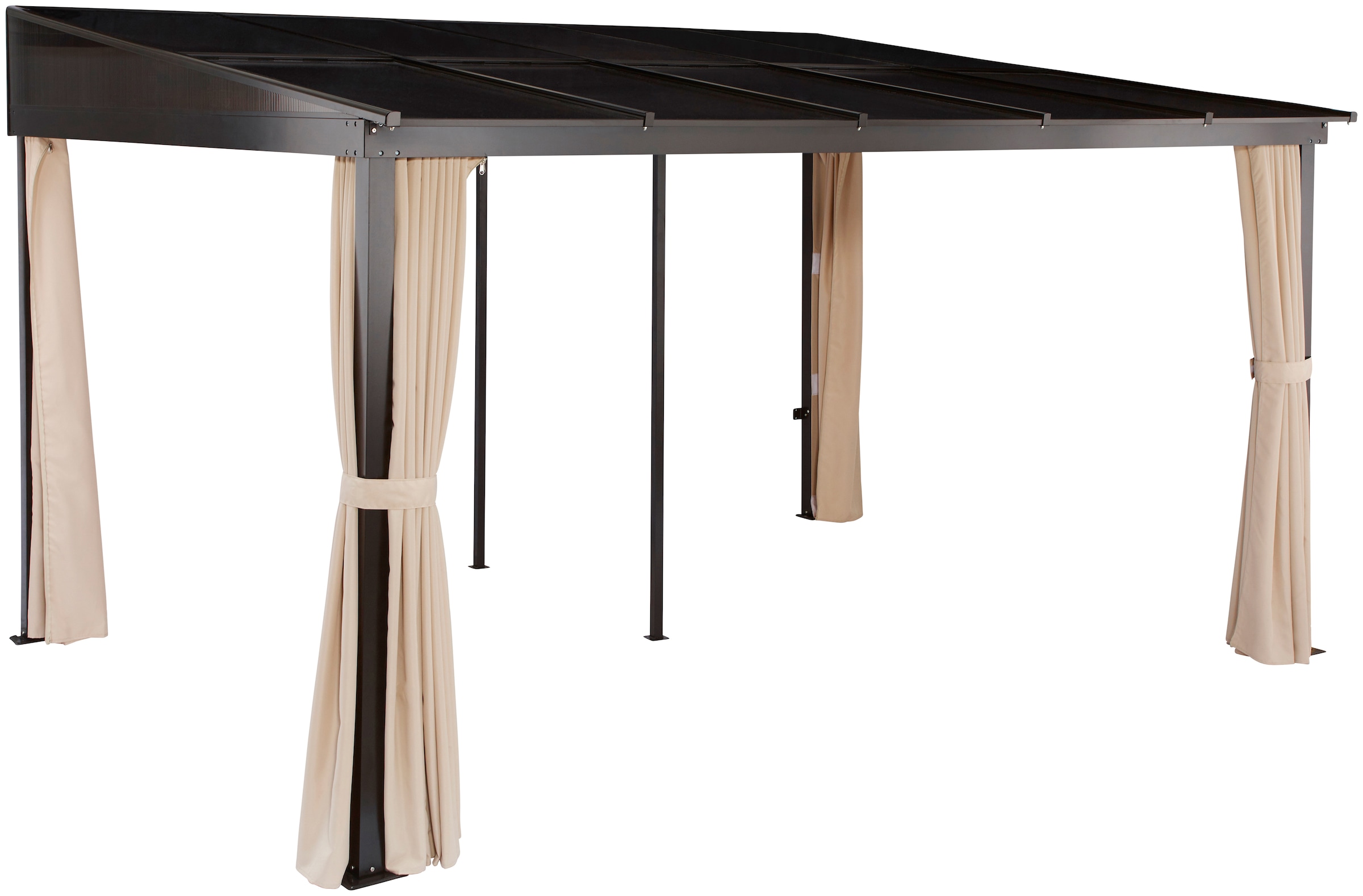 KONIFERA Anbaupavillon »Hawaii« BxT: 400x300 cm, Aluminiumgestell