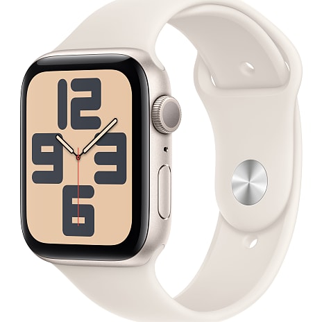 Apple Watch SE (2024) 44 mm GPS L/M - Starlight Aluminium Sport Band