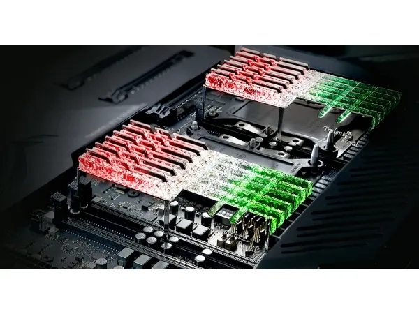 [OUTLET] - G.Skill Trident Z Royal Series - DDR4 - sæt - 16 GB: 2 x 8 GB - DIMM 288-PIN - 5333 MHz / PC4-42600 - CL22 - 1.6 V - ikke bufferet - ikke-ECC - sølv