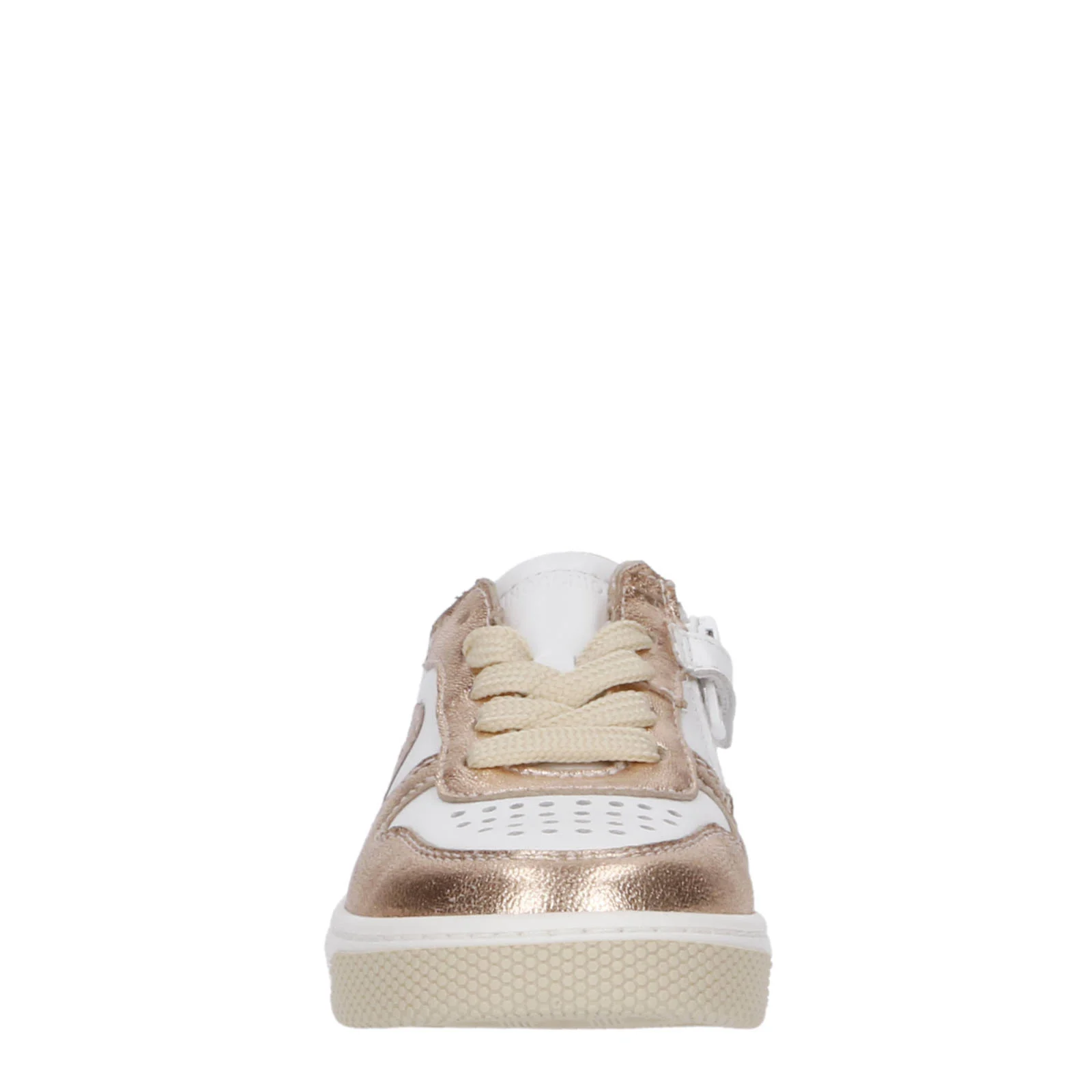 Pinocchio leren sneakers brons