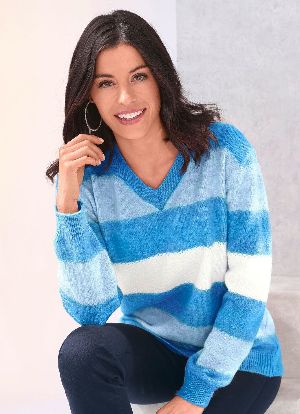 Pullover in sehr flauschigem Material