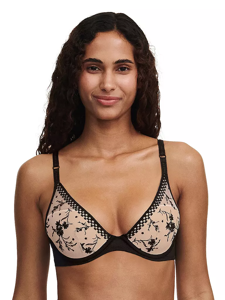 PASSIONATA BH mit Bügel SUZY beige dore schwarz  schwarz