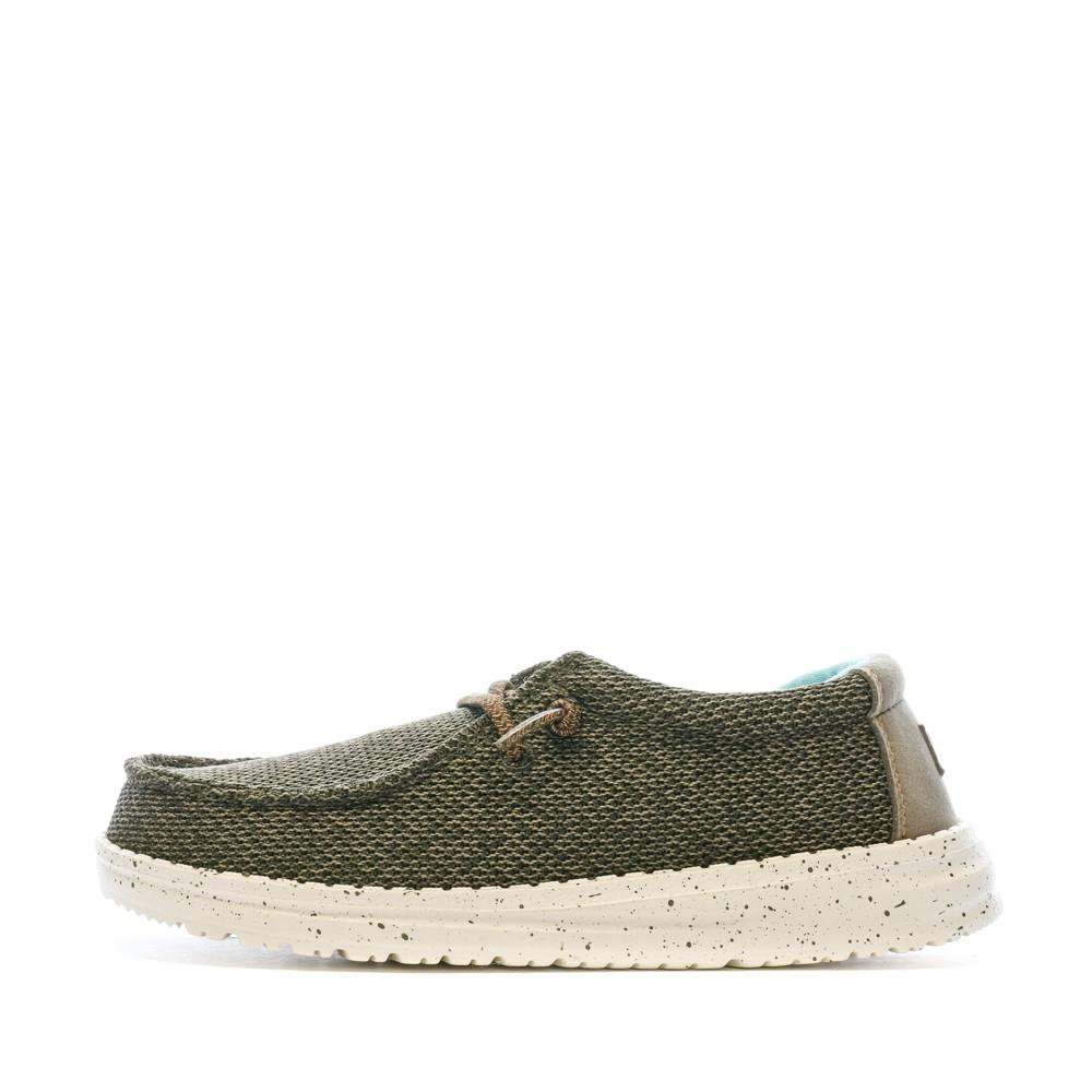Hey Dude Chaussures Kaki Garçon Hey Dude Wally Youth