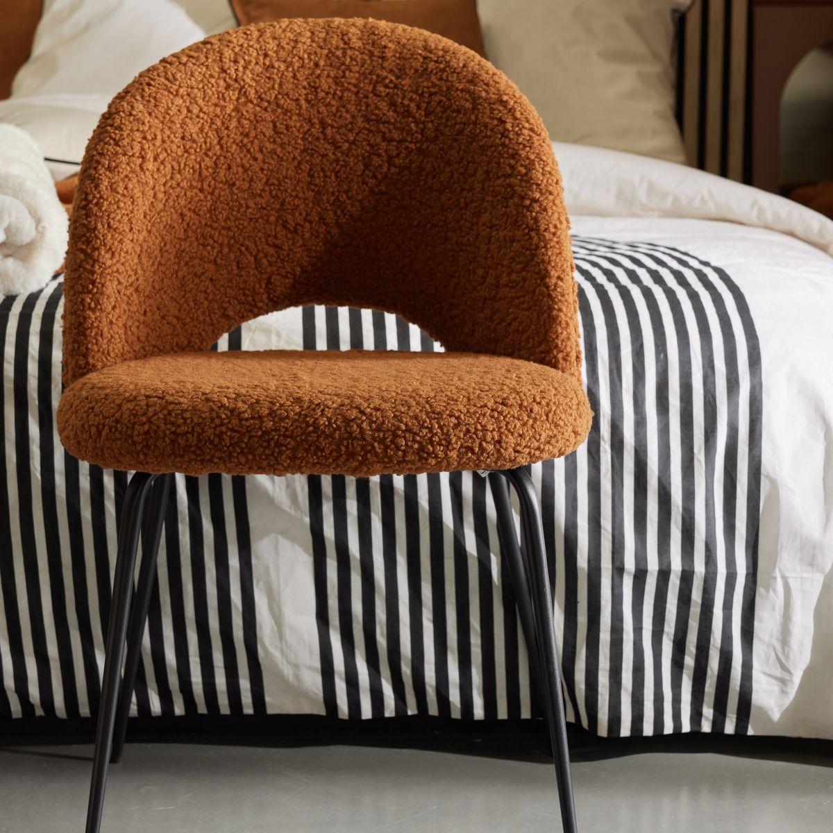 CHAISE TEDDY 51X54X81CM CARAMEL MOKA