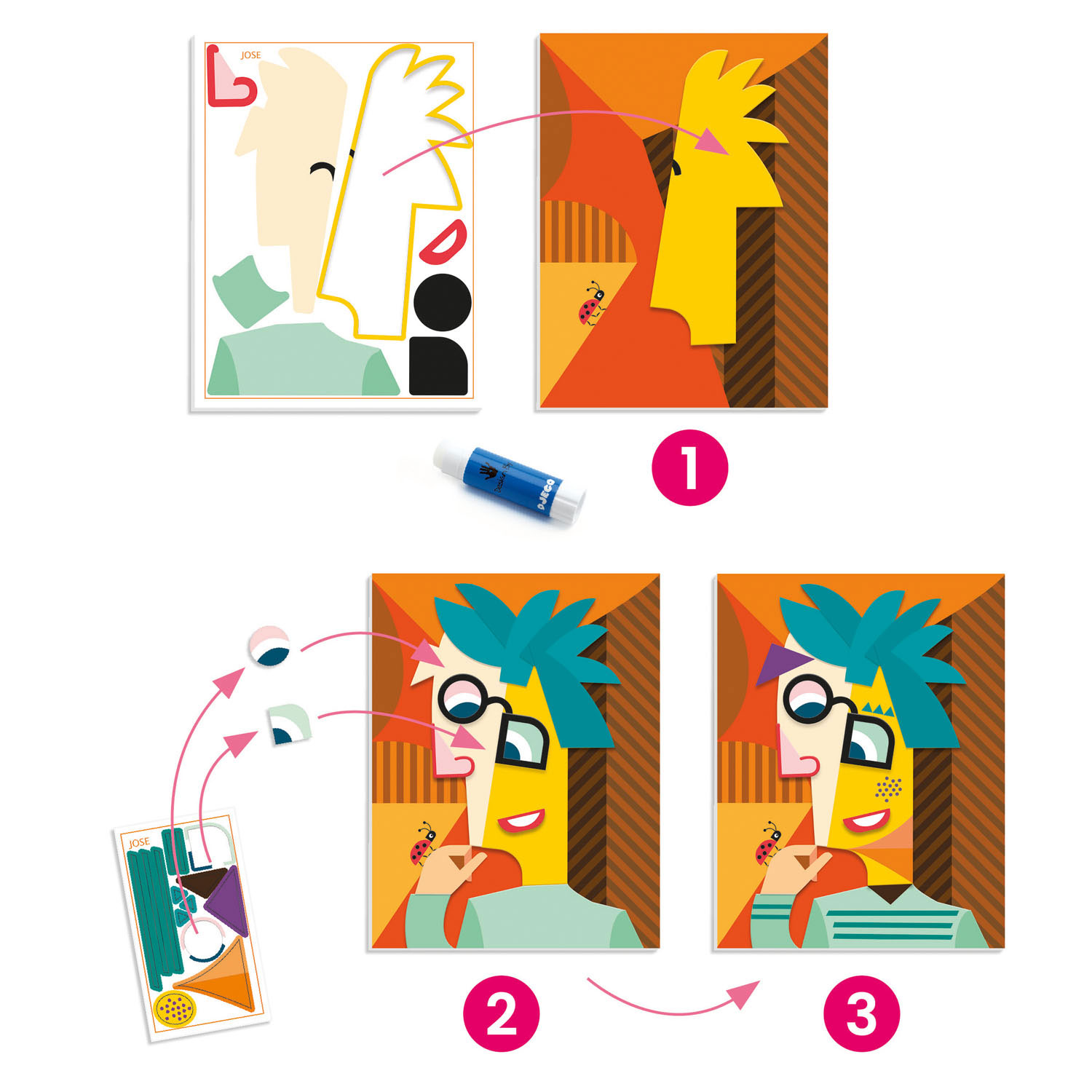 Djeco Sticker Collage