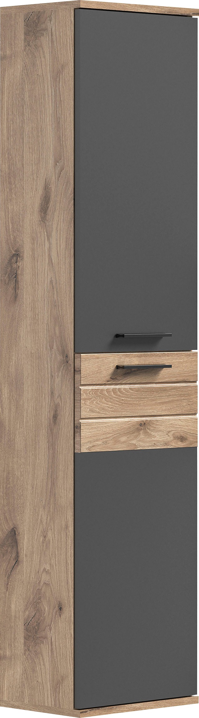 INOSIGN Midischrank »Riga, Breite 37 cm, 2 Türen, 2 Einlegeböden, 1 Konstruktionsboden« Türanschlag wechselbar, Badmöbel, Badschrank, Schrank,Bad, Hochschrank