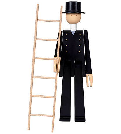 Kay Bojesen Holzfigur - Schornsteinfeger - 21 cm - Schwarz