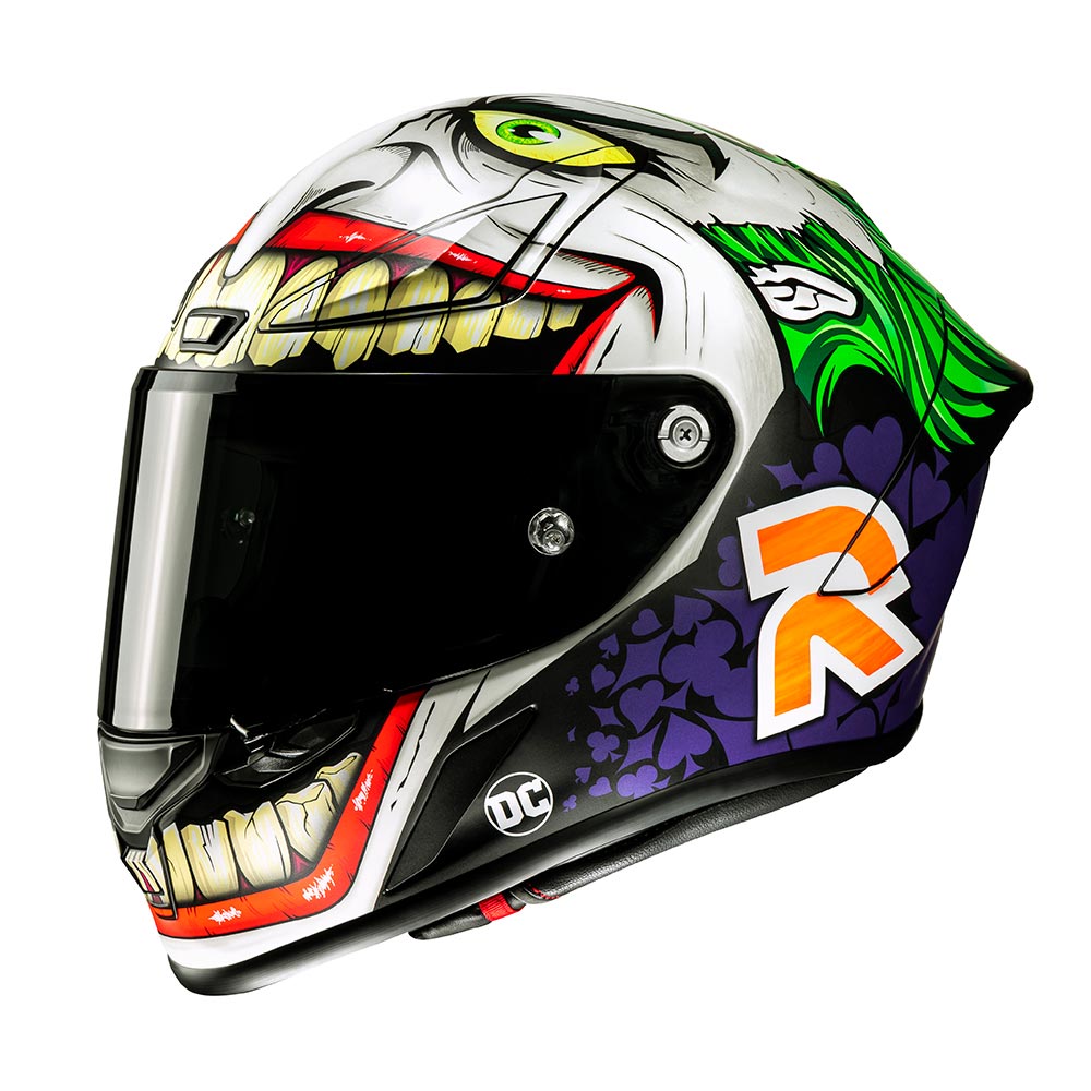 HJC - Casque RPHA 1 Joker DC® MC48SF / Blanc / Vert fluo / Violet / Mat