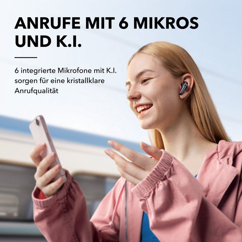 Soundcore - Liberty 4 NC - Draadloze Oordopjes - Zwart - Active Noise Cancelling