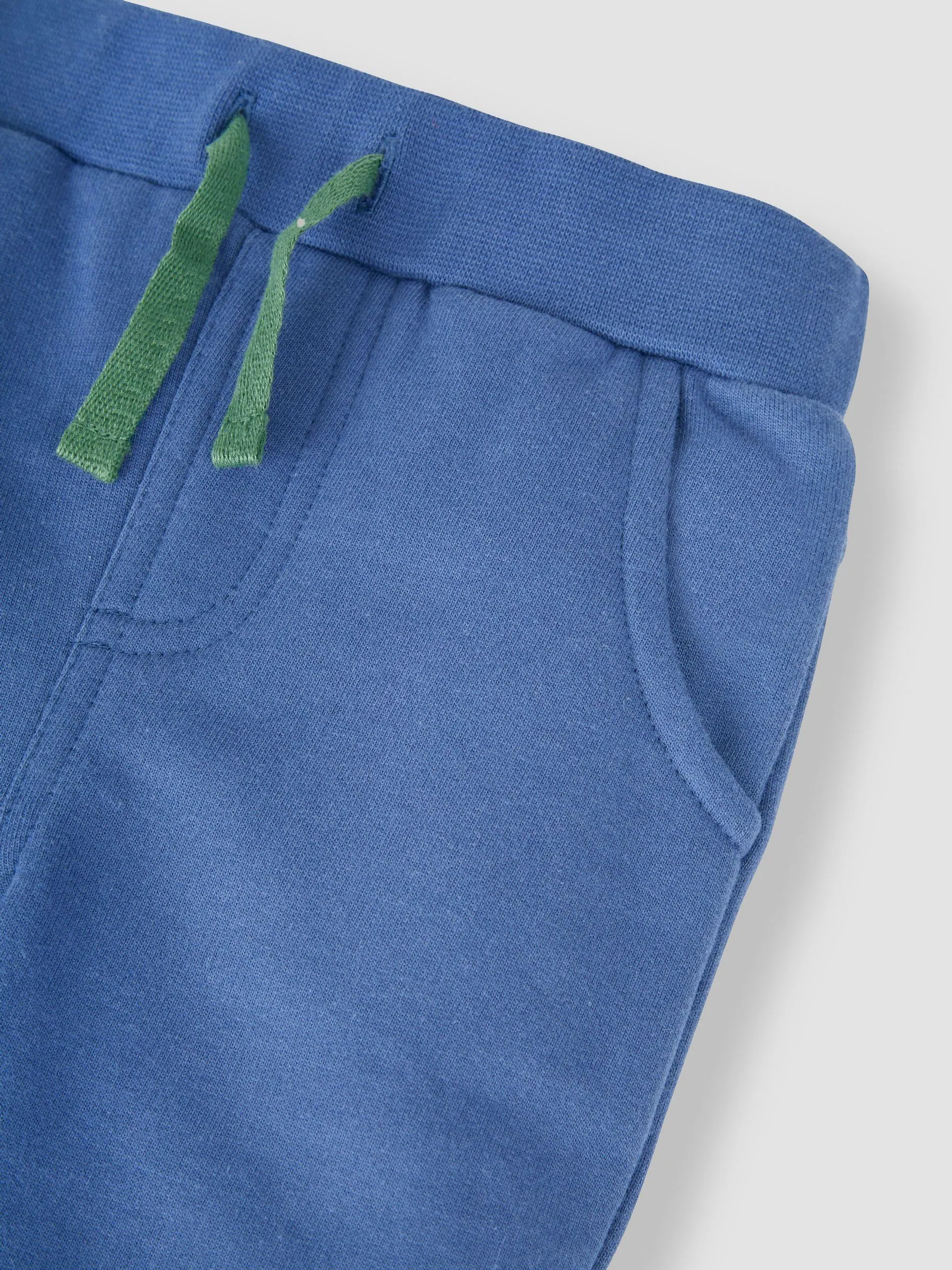 Kaki groen en blauw - JoJo Maman Bébé - 2 joggingbroeken