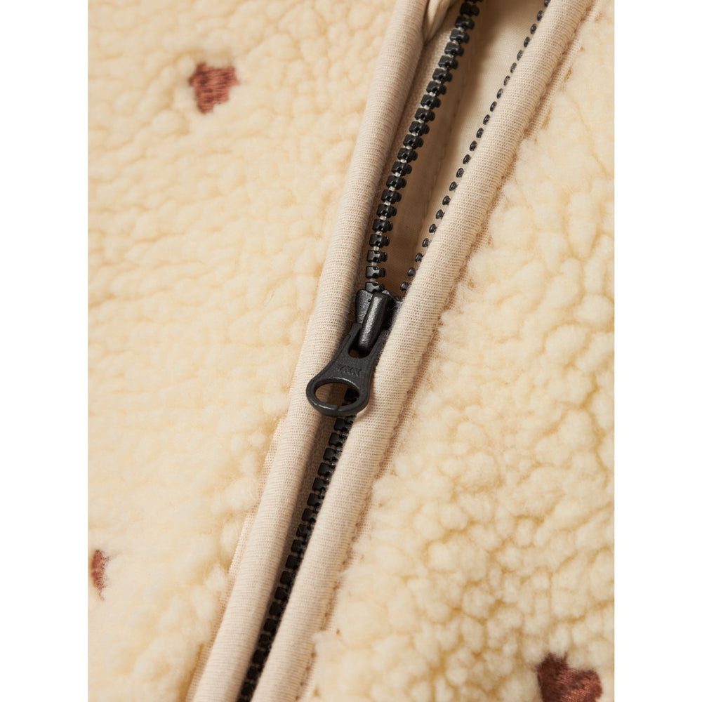 Køb Lil'Atelier Sandshell Nalo Loose Sherpa Jakke