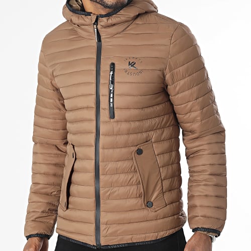 Doudoune Capuche Marron