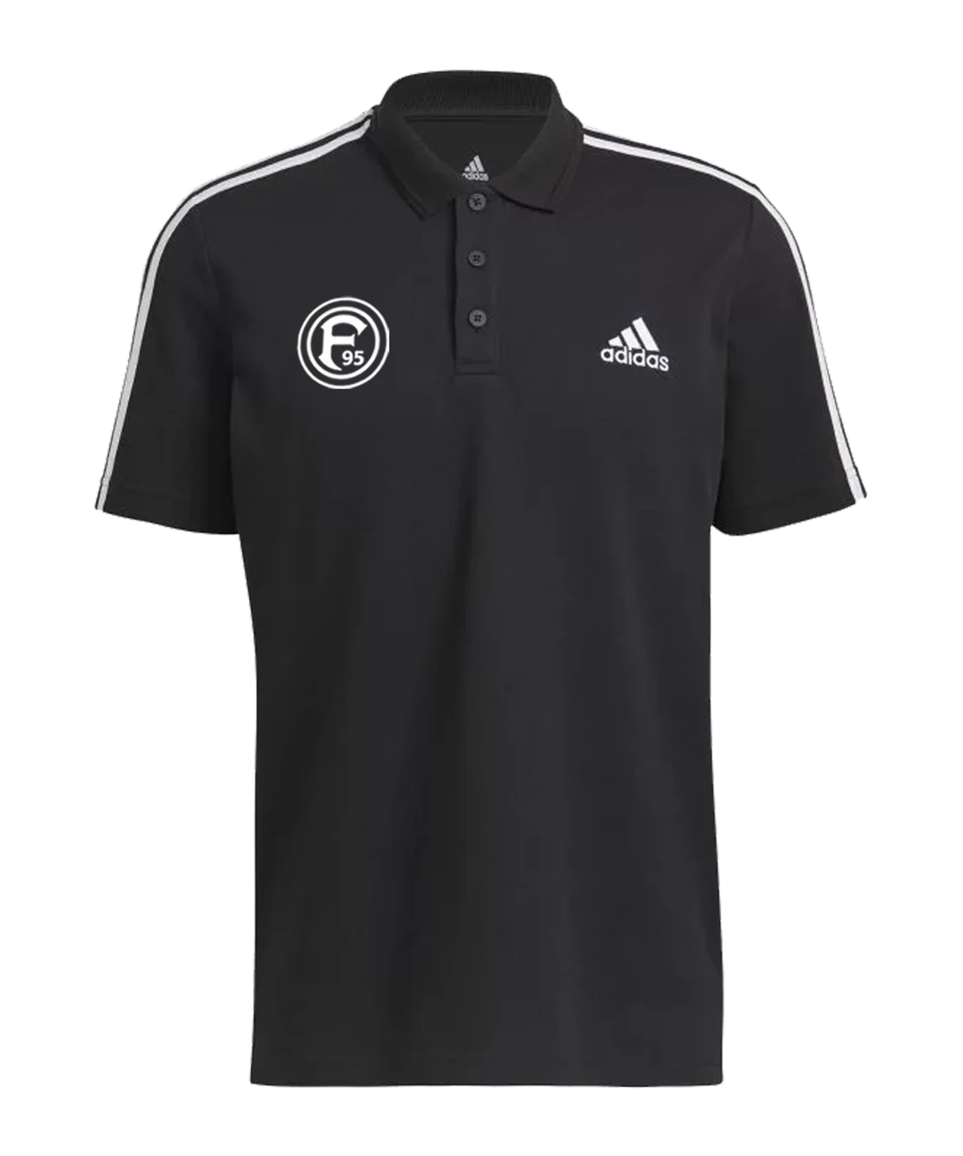 adidas Fortuna Düsseldorf Poloshirt Schwarz