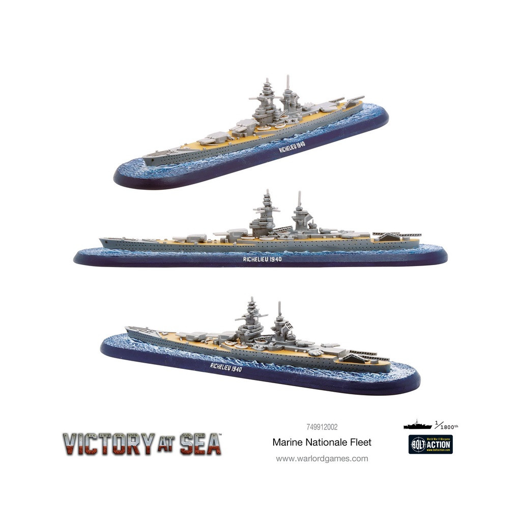 Victory at Sea - French Navy Starter Fleet