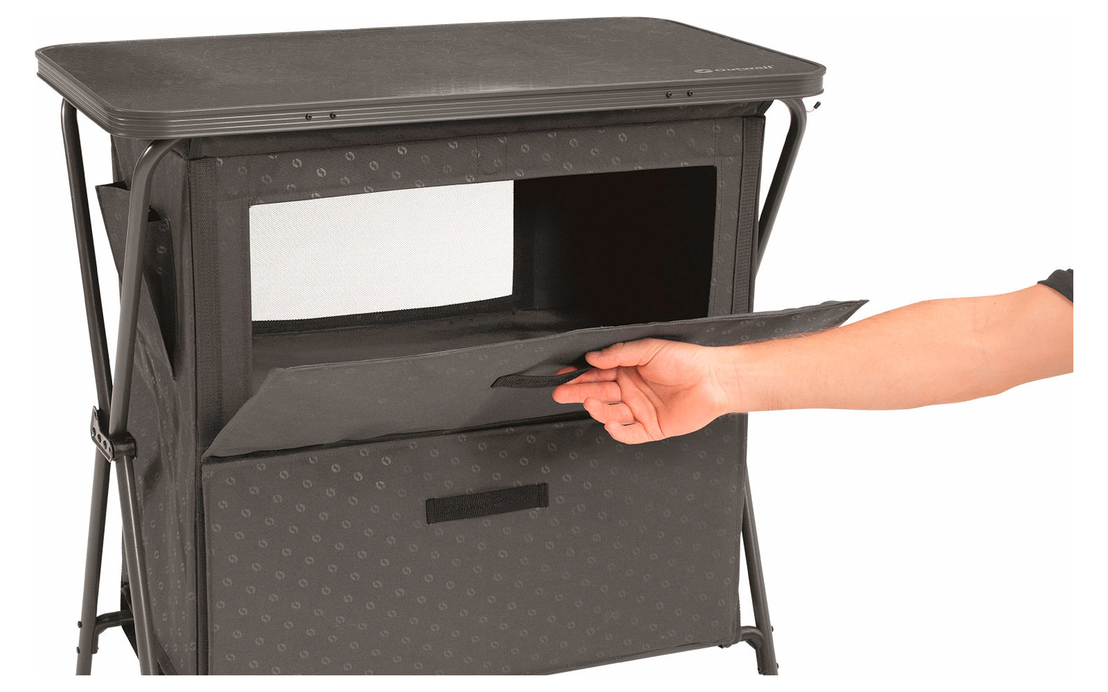 Outwell Campingschrank Bahamas 80 x 80 x 44 cm grau
