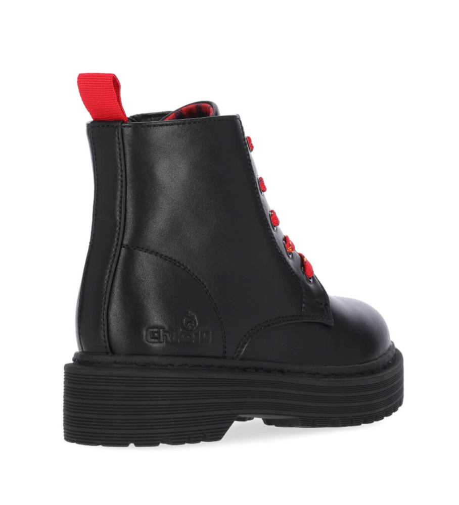 Chika10 Botas Suíças Infantis Tamanho 10 Pretas