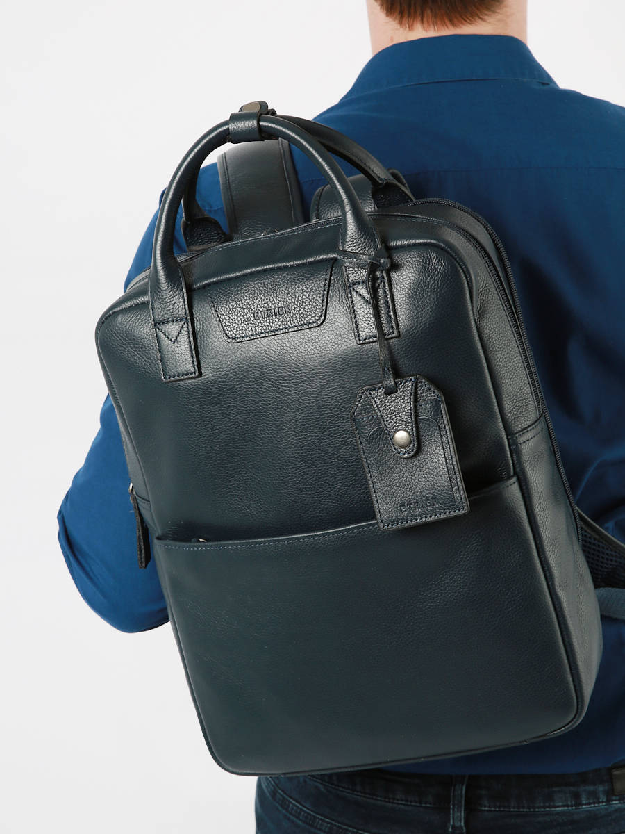 Sac  dos business Flandres 2 compartiments cuir ETRIER