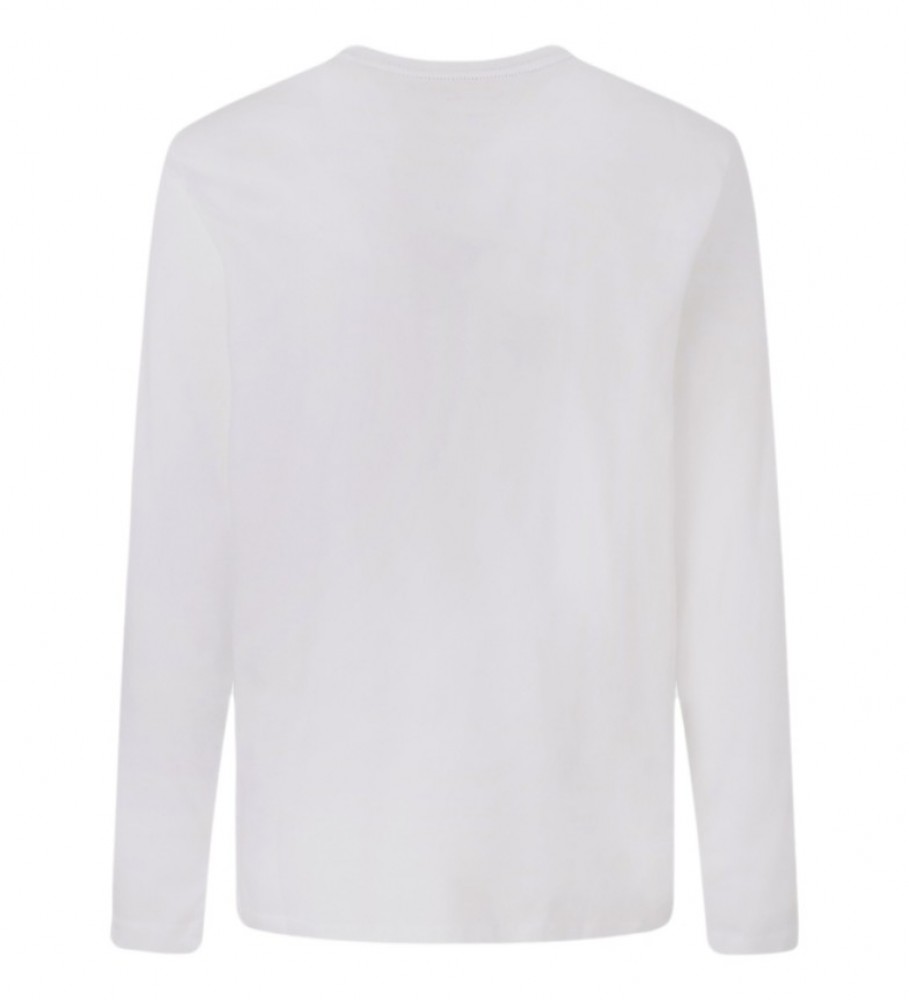 Camiseta Pepe Jeans Eggo Longa e Branca