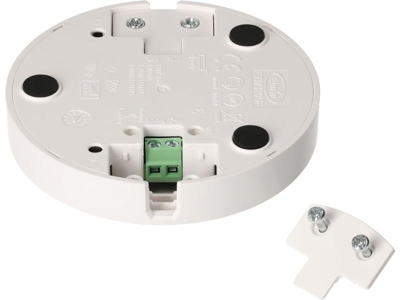 Max Hauri Universal-Fussdimmer Phasenabschnitt, 100W, Weiss Schnur-Dimmer für Glühlampe, LED und Halogenlampe