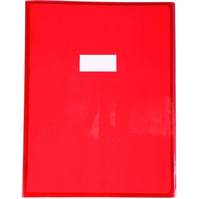 Protège-cahiers cristalux PVC 22/100ème 24x32 cm