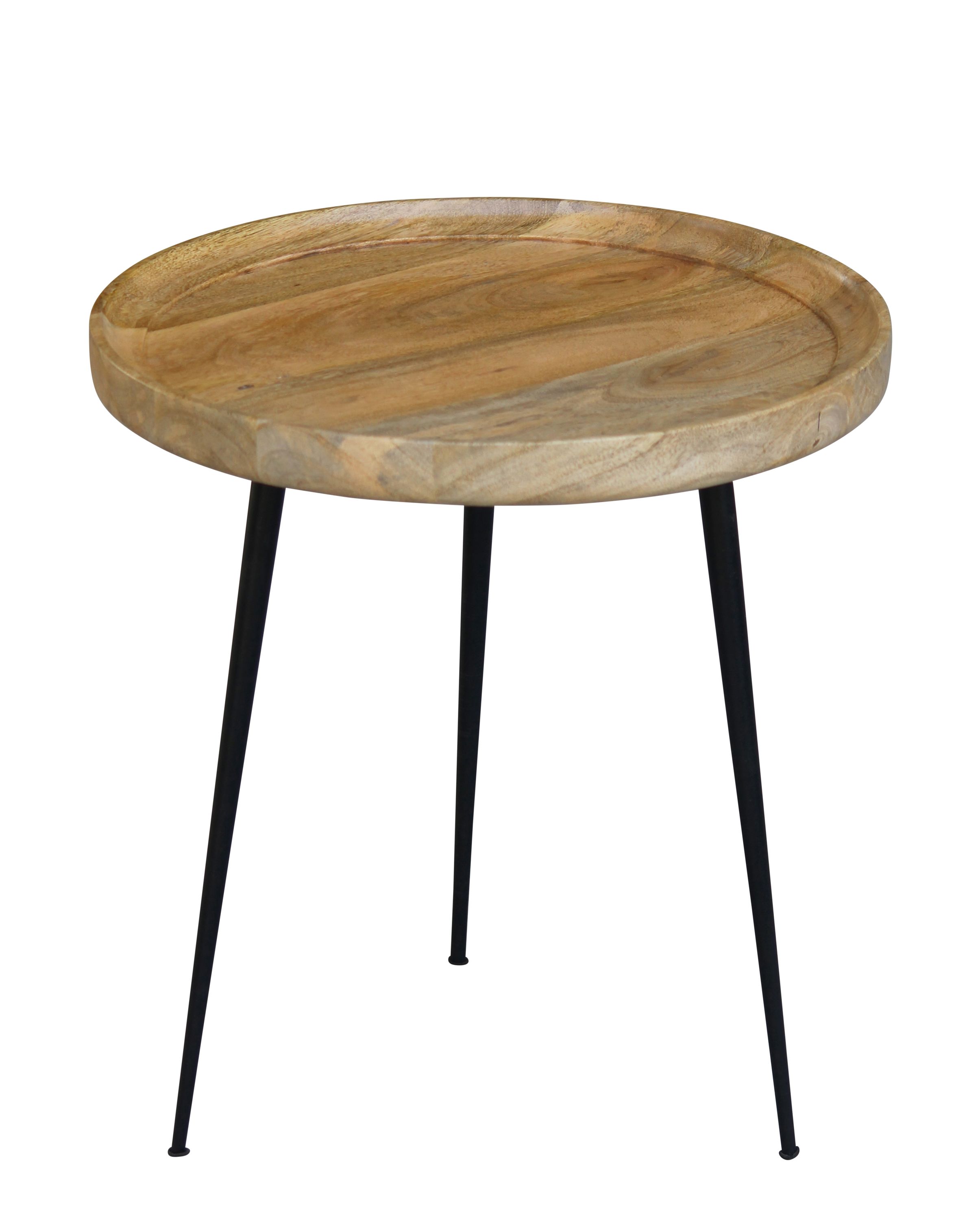 Beistelltisch Holz GIBSON rund 46 cm