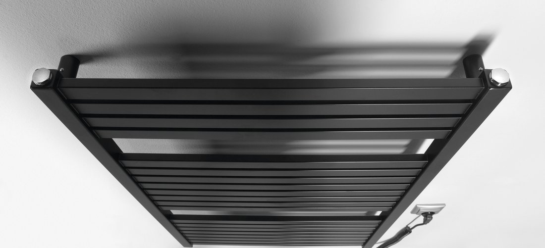 Sapho Tondi elektrische radiator zwart mat 60x97cm 400W