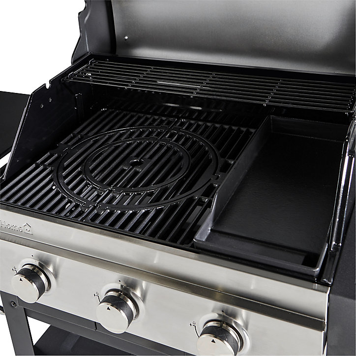 Barbecue gaz 3 brûleurs GoodHome Owsley