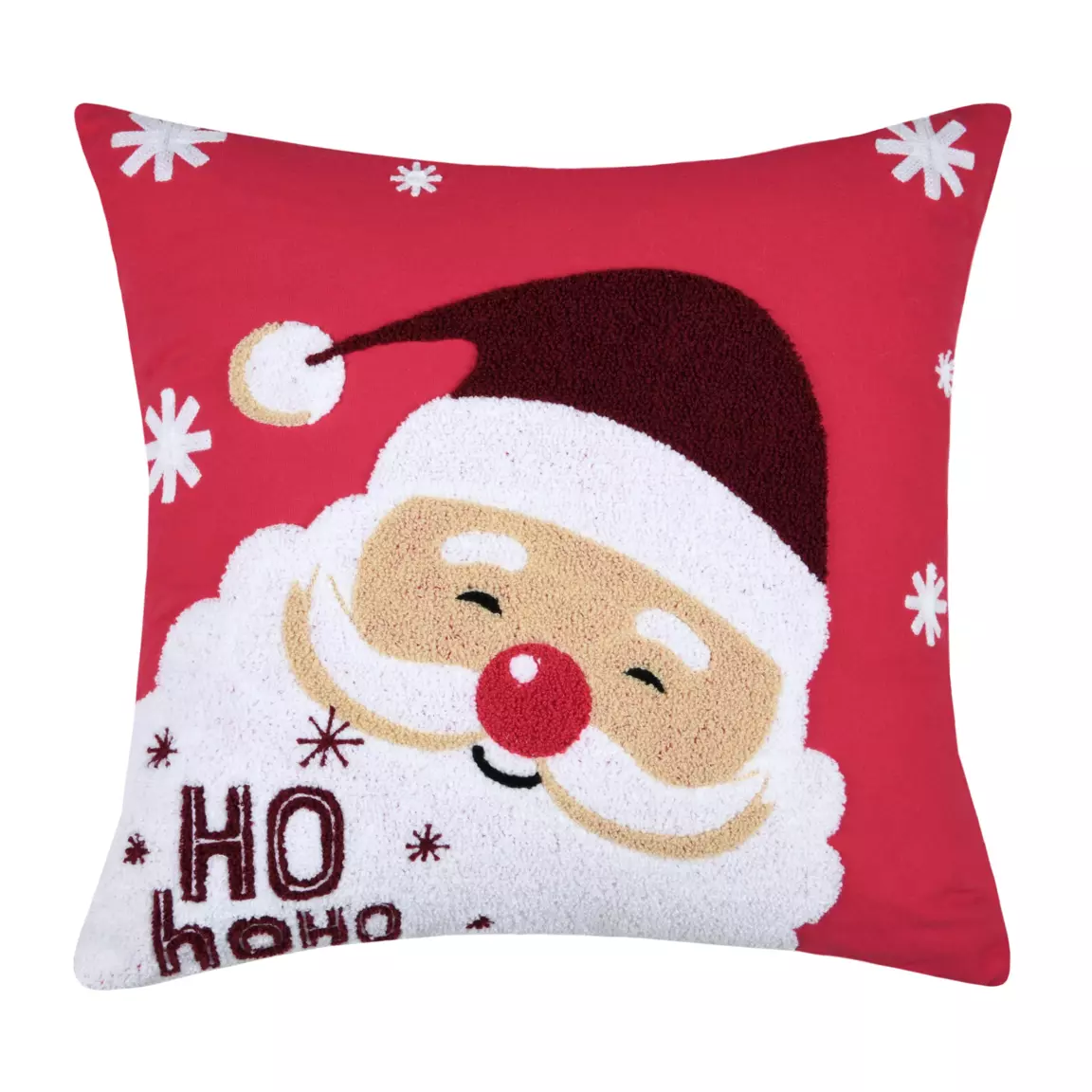 Coussin de Noël carré (45 cm) Falala Rouge
