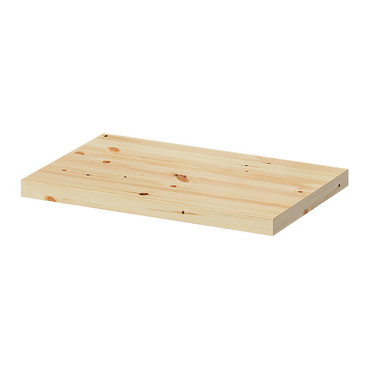Tablette murale en pin GoodHome Rigga L. 30 cm