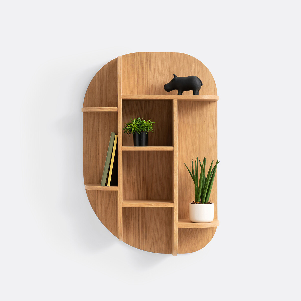 LA REDOUTE INTERIEURS<br>Rack de parede em carvalho, Mila