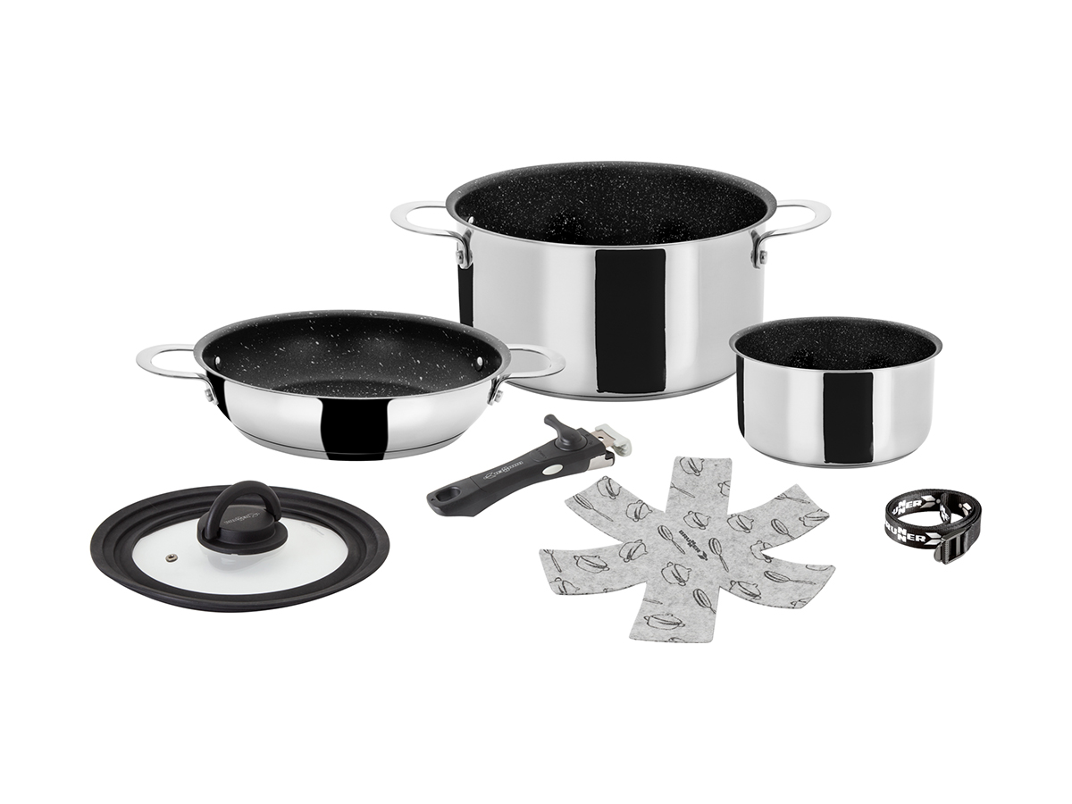 Brunner Academy Vacuum 5+1 Ø22 cm pannenset