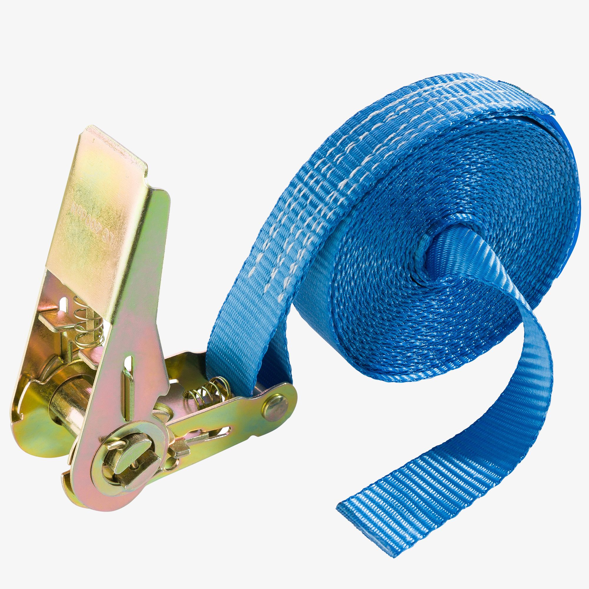Spanngurt 6m, 25mm, einteilig, 0,8T, 10 Stück