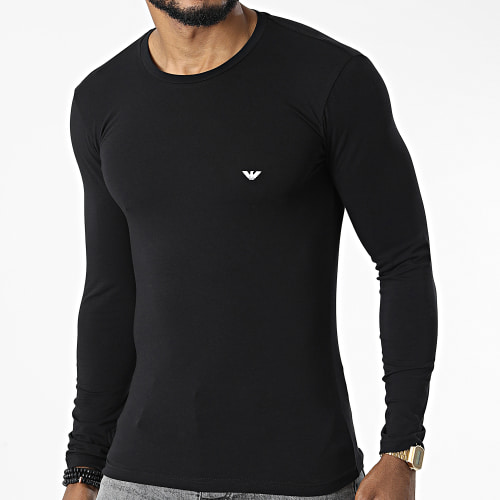 Tee Shirt Manches Longues 111023-CC729 Noir