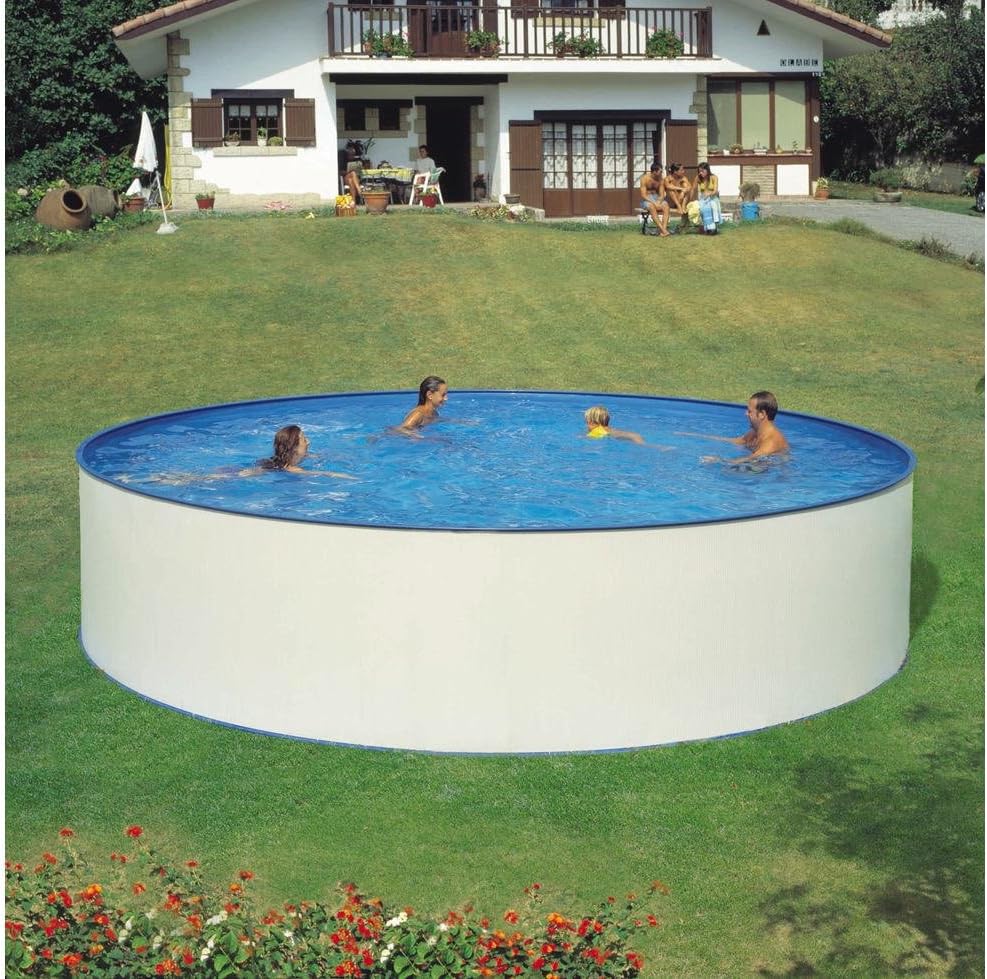 Set (5-tlg.): »Rundpool inkl. Sandfilteranlage 3 m³/h« (in 6 Größen) 450 cm x 120 cm