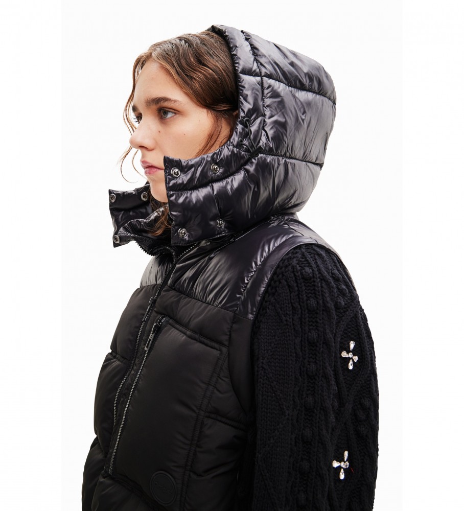 Casaco preto Desigual Oslo