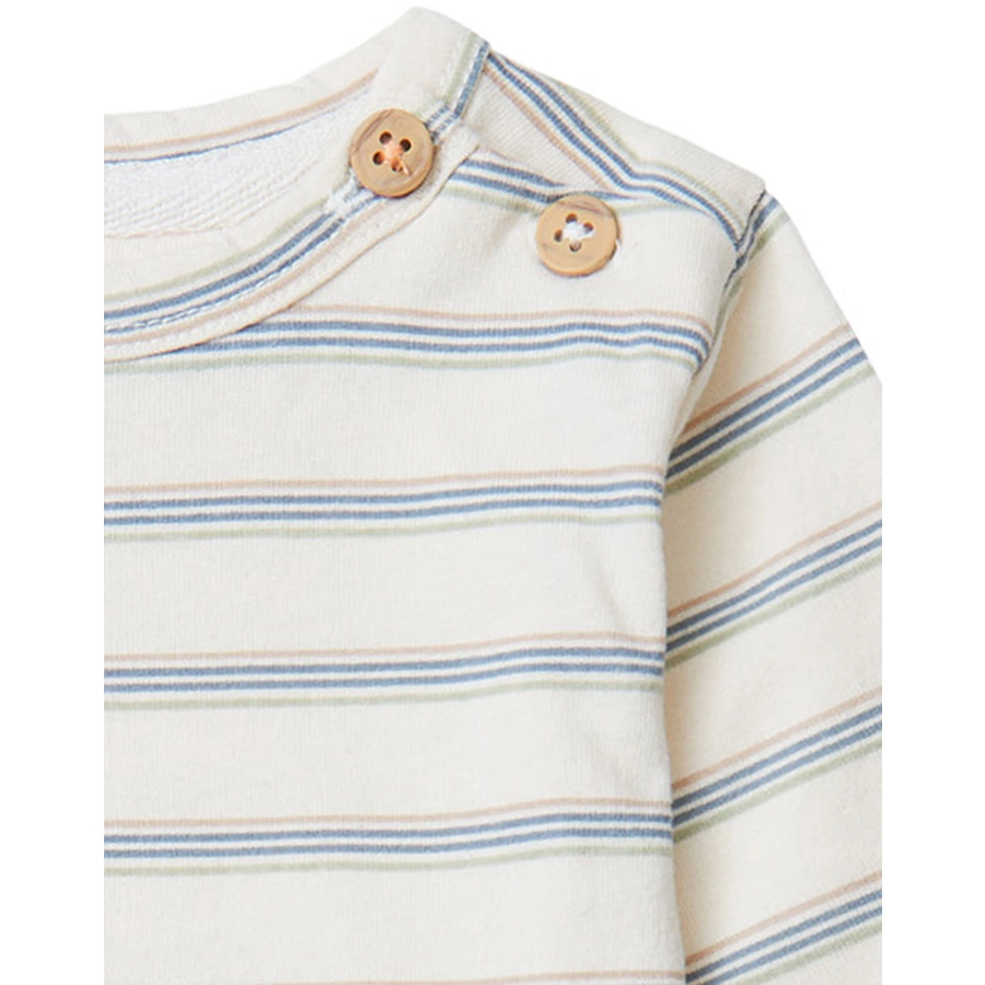 Noppies Langarmshirt Beckett Whitecap Gray