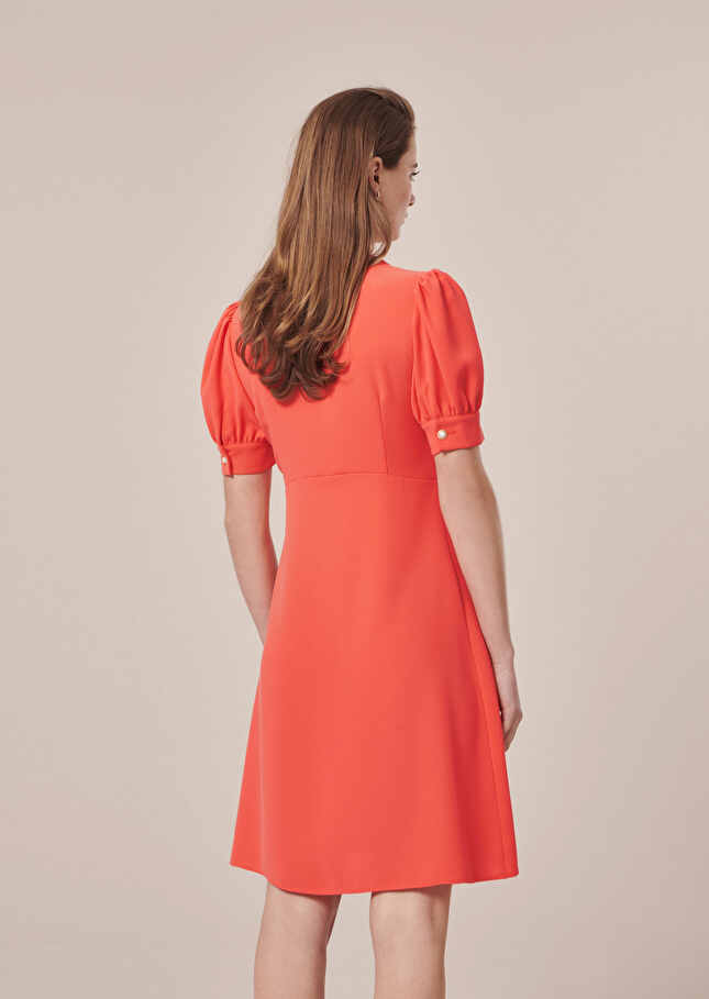 Robe Roucoulecorail en crêpe