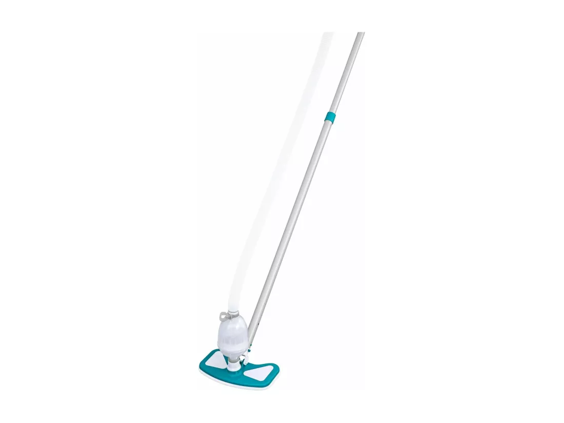Kit d'Entretien Maintenance de Piscines Bestway Deluxe AquaClean avec Perche Télescopique Nettoyeur Épuisette Tuyau d'Aspiration