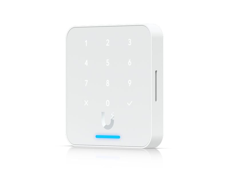 Ubiquiti Multireader Access Reader Flex Weiss NFC-Kartenleser der dritten Generation mit Tastatur und Apple Touch Pass Unterstützung