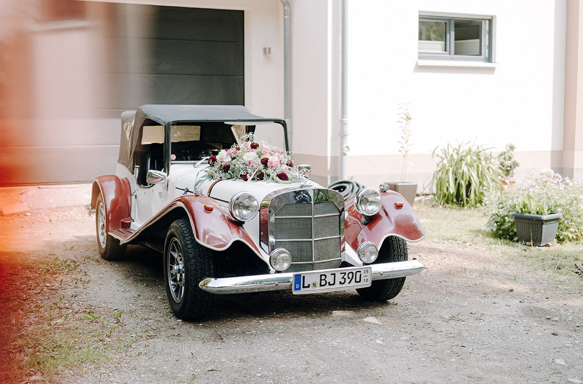 Mercedes Benz Oldtimer fahren Brandis