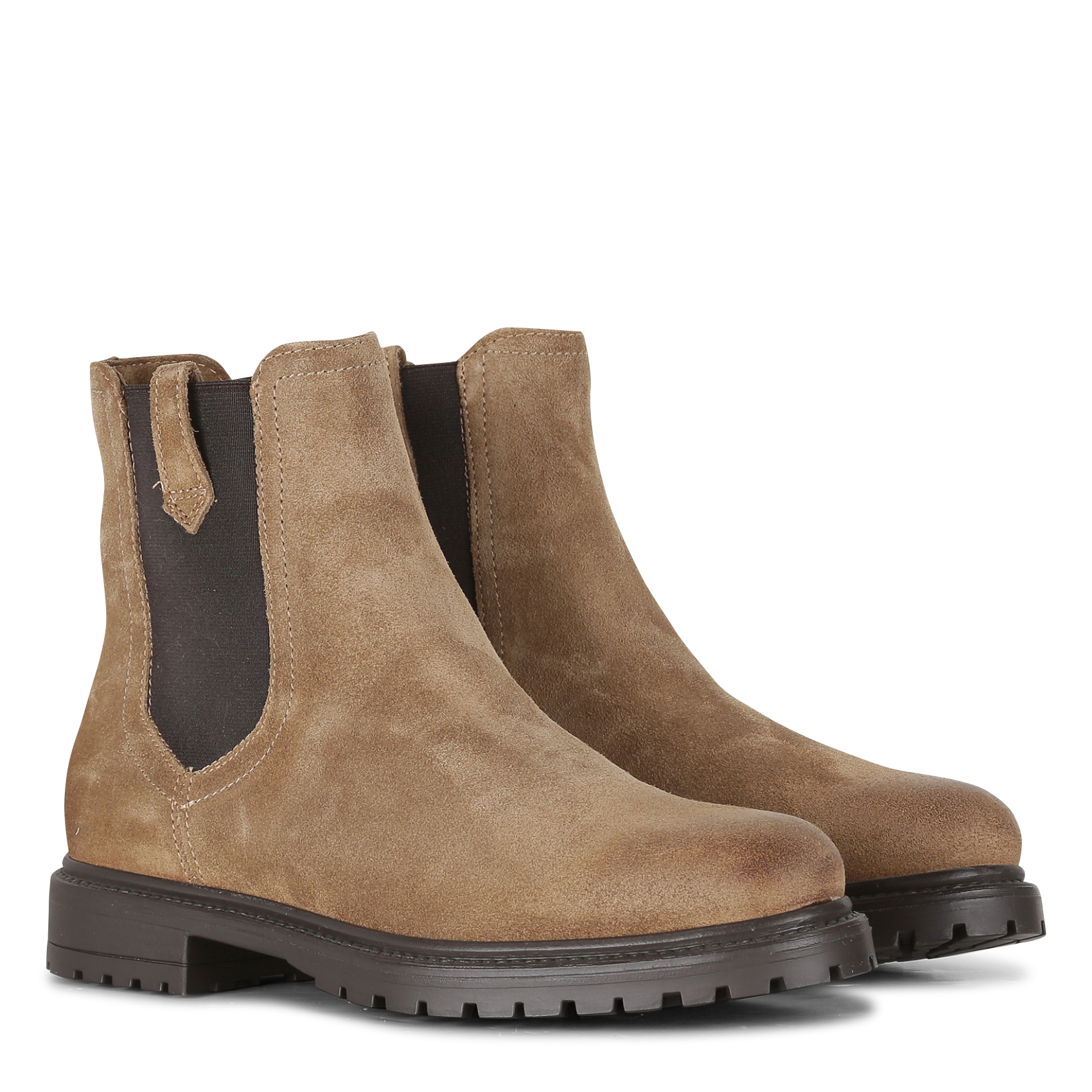 CANDIDE - Bottines en cuir velours| Marron
