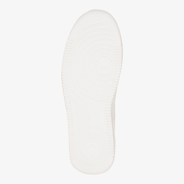 Blue Box grijze heren sneakers met bruin detail