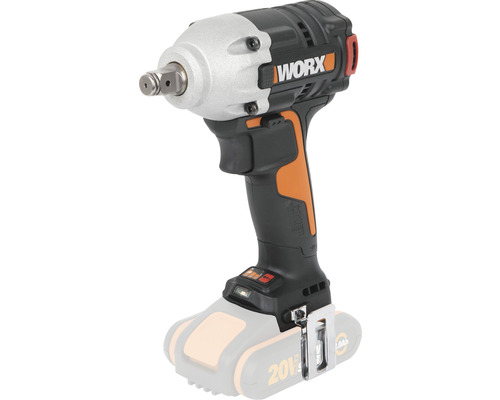 WORX Nitro 20V 300Nm snoerloze slagmoersleutel WX272.9, borstelloze motor + GRATIS bonusartikel 20V accu WA3644 (4,0Ah)