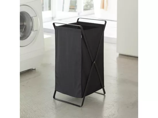 Panier à linge pliable noir Tower - L30 cm